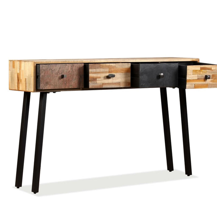Masă consolă Lemn masiv de tec reciclat 120x30x76 cm - WALTI WALTI
