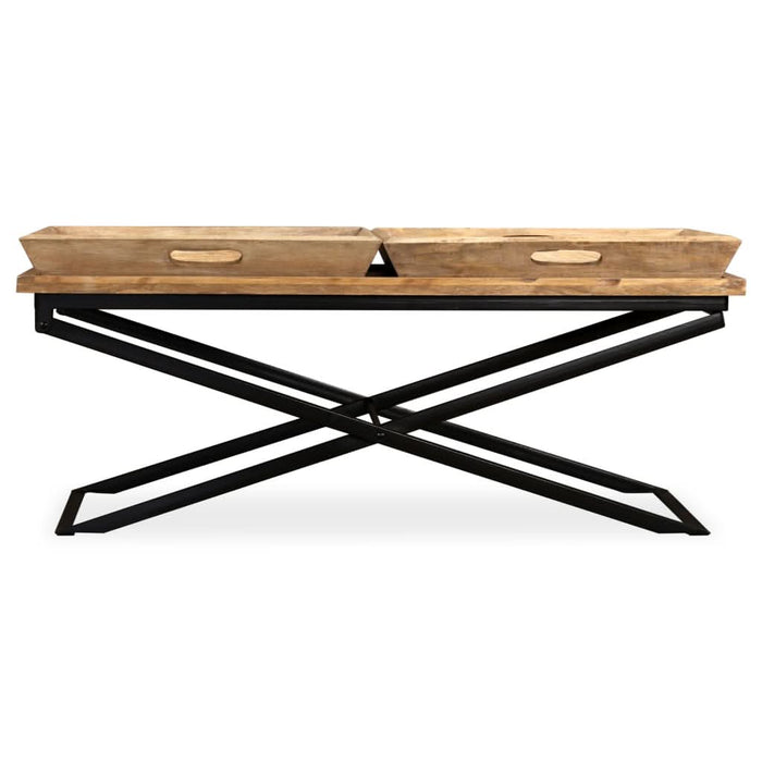 Măsuță de cafea lemn masiv de mango 110x55x42 cm - WALTI WALTI