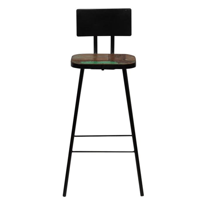 Set mobilier de bar, 3 piese, multicolor, lemn masiv reciclat - WALTI WALTI