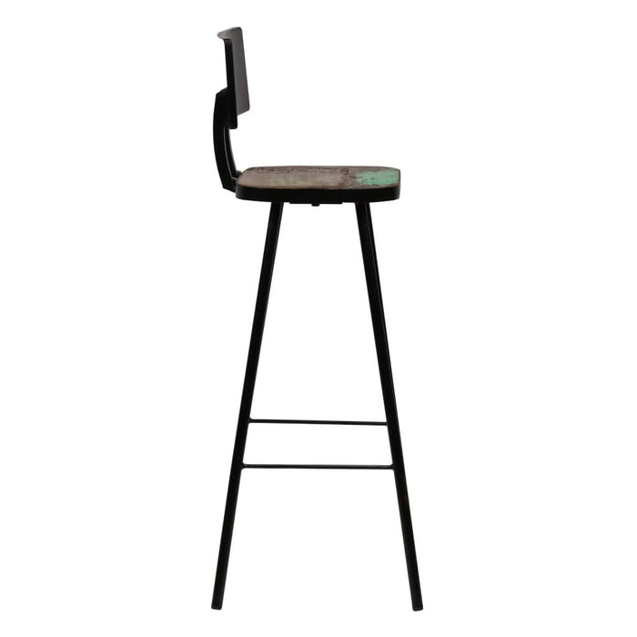 Set mobilier de bar, 3 piese, multicolor, lemn masiv reciclat - WALTI WALTI