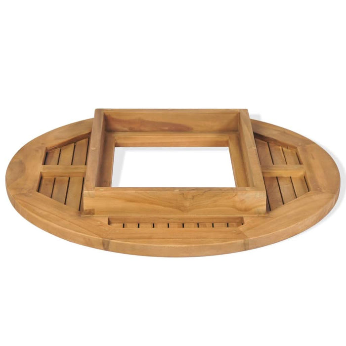 Blat de masă pentru lada de bere, 70 cm, lemn de tec - WALTI WALTI