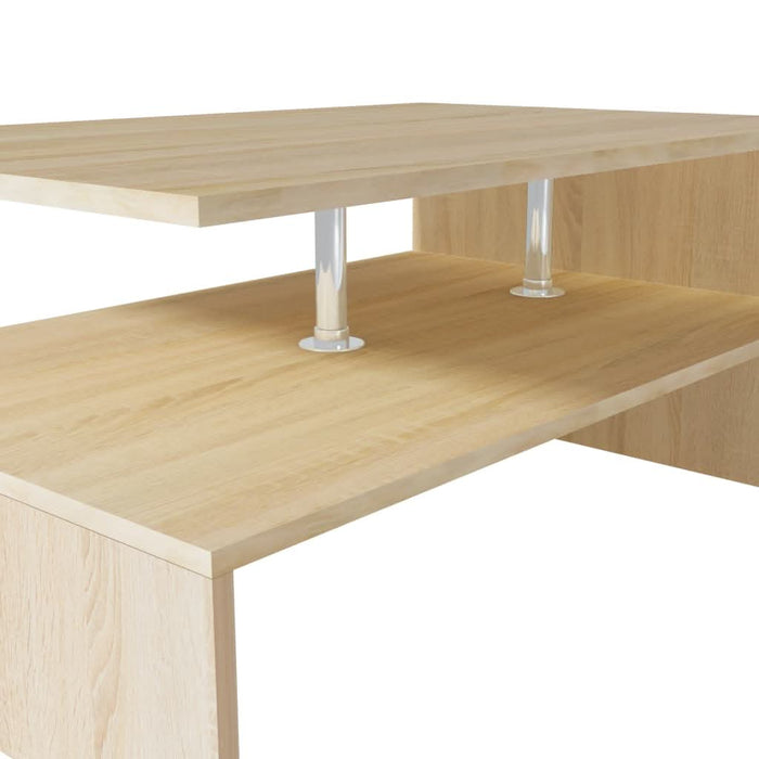 Măsuță de cafea, PAL, 90x59x42 cm, culoarea stejarului - WALTI WALTI