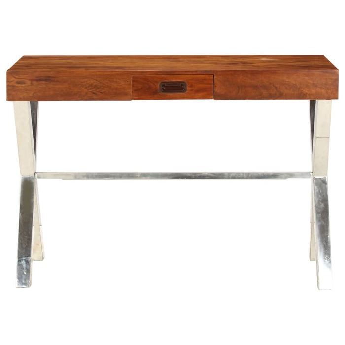 Birou, lemn masiv de acacia cu finisaj tip miere, 110x50x76 cm - WALTI WALTI