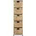 Unitate de depozitare cu 5 coșuri 25,5x37x100 cm zambilă de apă - WALTI WALTI