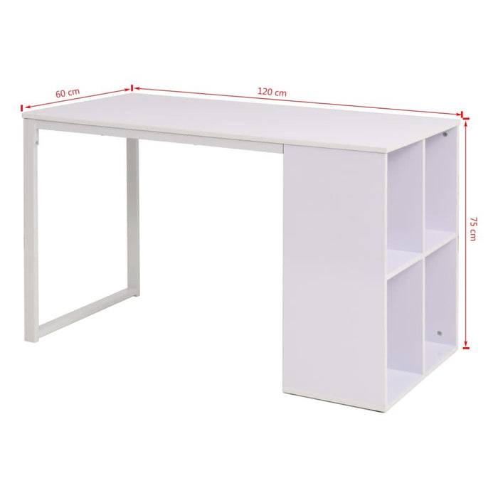 Birou de scris, 120 x 60 x 75 cm, alb - WALTI WALTI