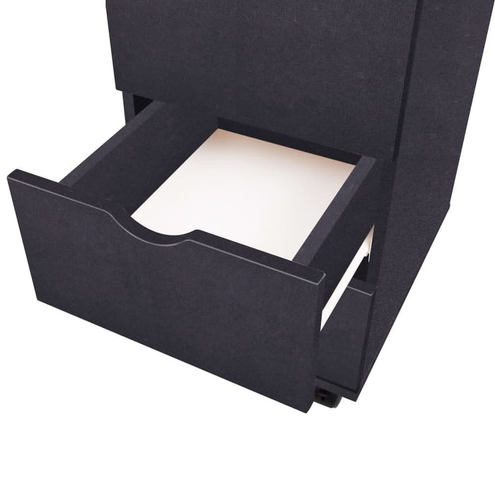 Dulap cu sertare, 33 x 45 x 60 cm, negru - WALTI WALTI
