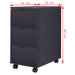Dulap cu sertare, 33 x 45 x 60 cm, negru - WALTI WALTI