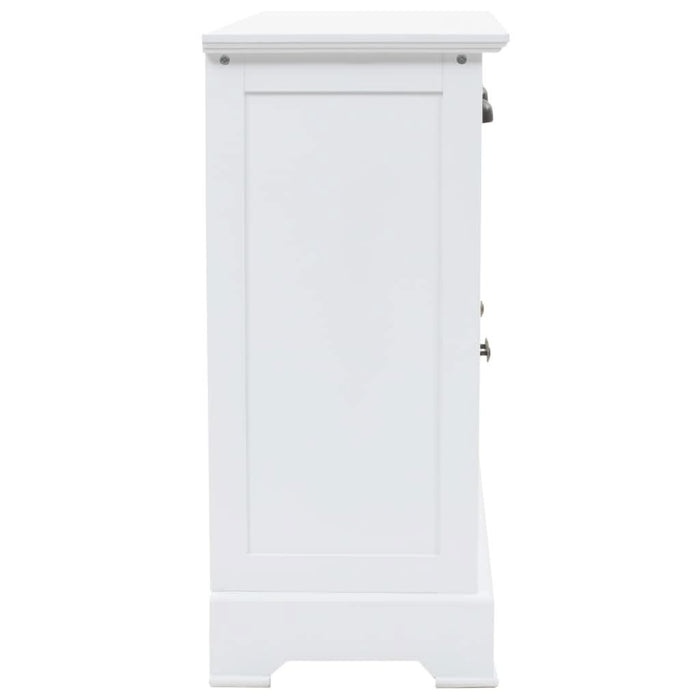Servantă cu 3 uși, 105 x 35 x 77,5 cm, MDF și lemn de pin - WALTI WALTI
