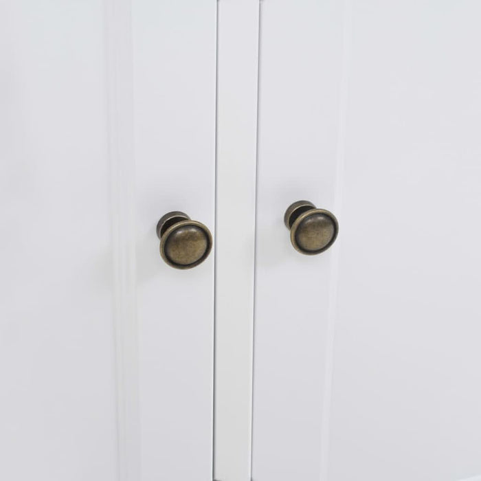 Servantă cu 3 uși, 105 x 35 x 77,5 cm, MDF și lemn de pin - WALTI WALTI