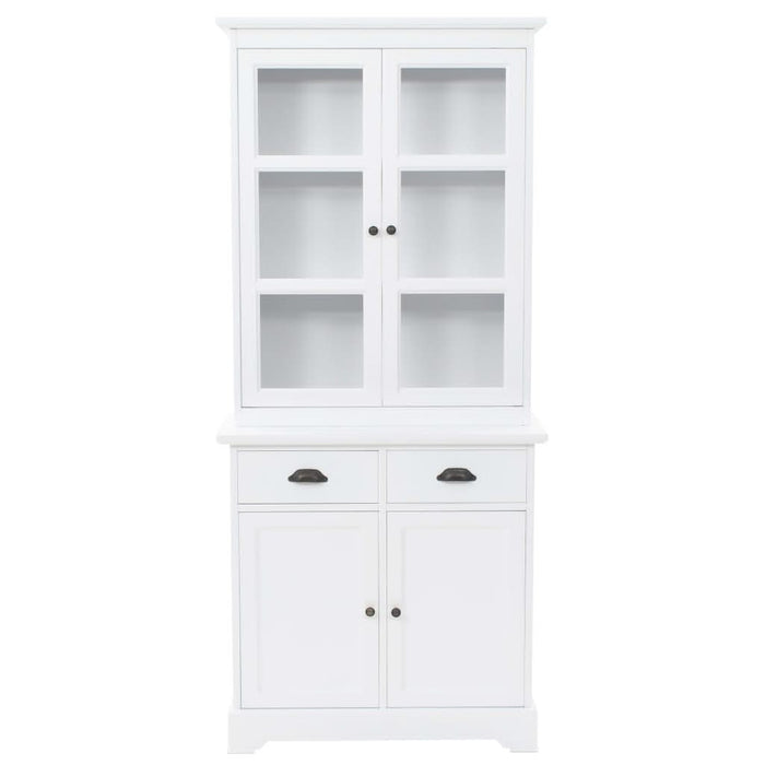 Servantă galeză cu 4 uși, 80 x 40 x 180 cm, MDF și lemn de pin - WALTI WALTI