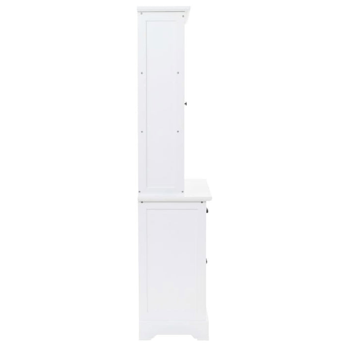 Servantă galeză cu 4 uși, 80 x 40 x 180 cm, MDF și lemn de pin - WALTI WALTI