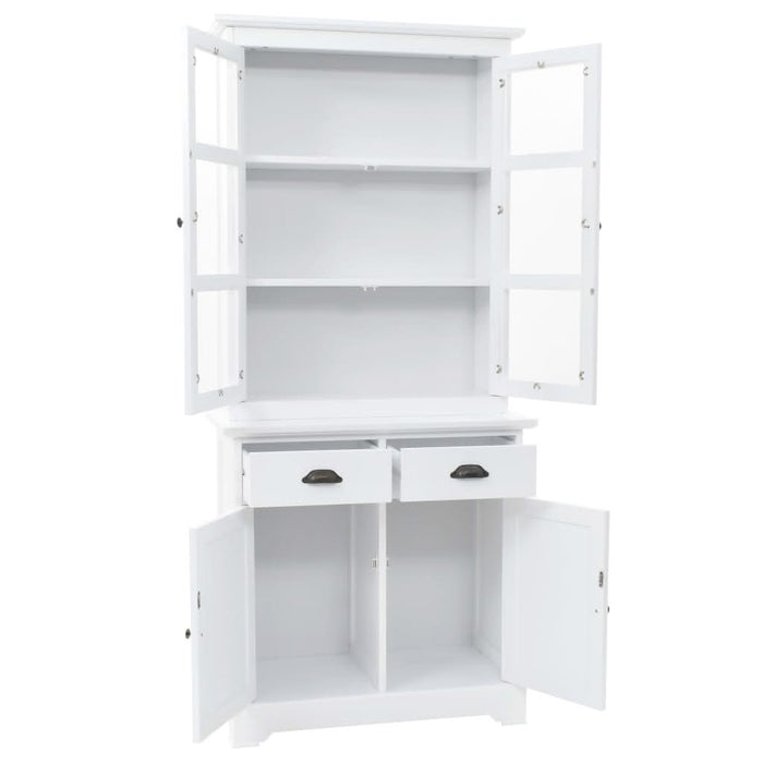 Servantă galeză cu 4 uși, 80 x 40 x 180 cm, MDF și lemn de pin - WALTI WALTI