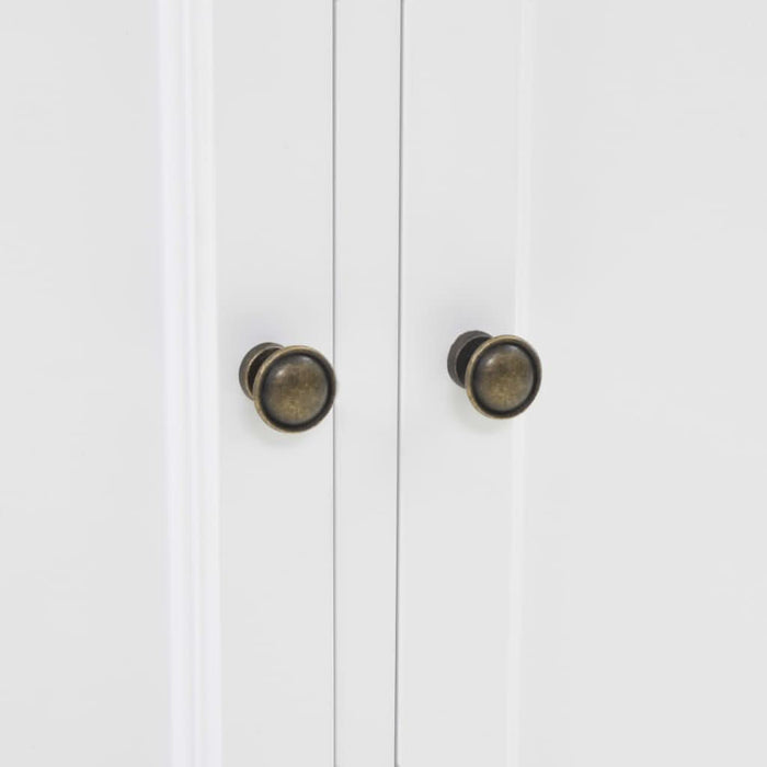 Servantă galeză cu 4 uși, 80 x 40 x 180 cm, MDF și lemn de pin - WALTI WALTI