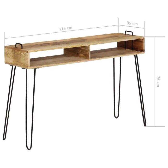 Masă consolă, 115 x 35 x 76 cm, lemn masiv de mango - WALTI WALTI