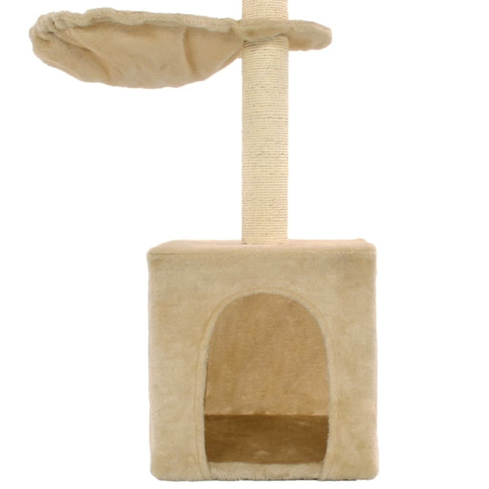 Ansamblu pisici, stâlpi funie de sisal, 105 cm, bej - WALTI WALTI