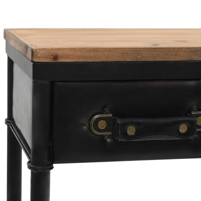 Masă consolă, MDF și lemn de brad, 100 x 33,5 x 80 cm - WALTI WALTI