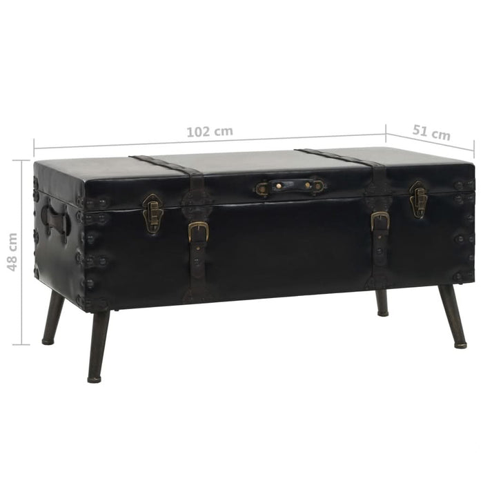 Masă de cafea din MDF și oțel 102x51x48 cm - WALTI WALTI