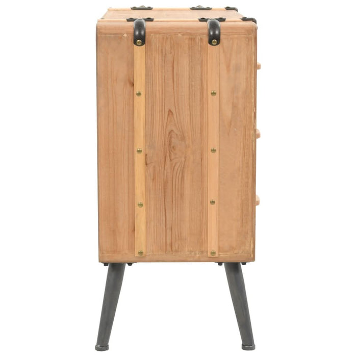Dulap cu sertare, lemn masiv de brad, 91 x 35 x 73 cm - WALTI WALTI