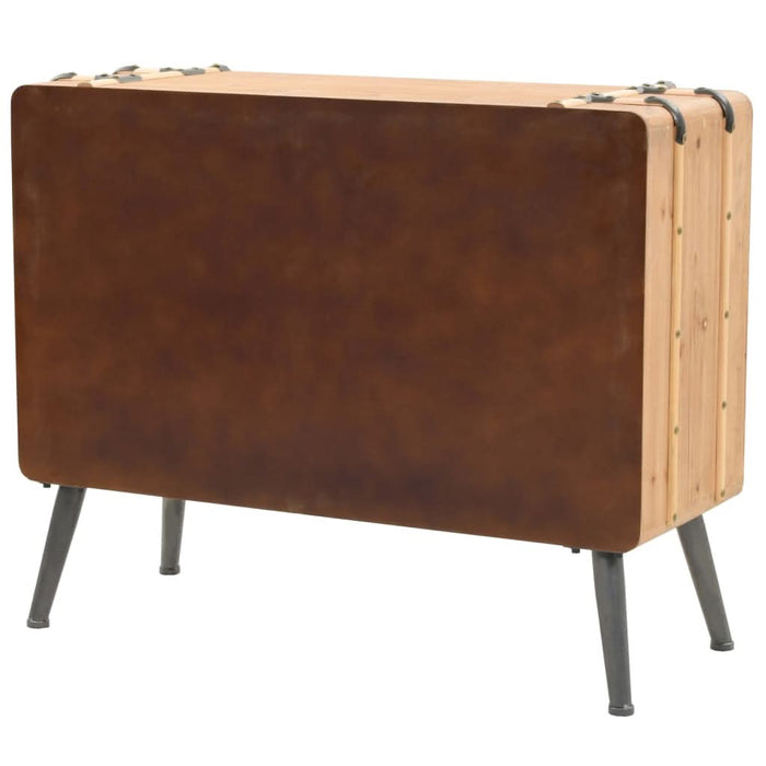 Dulap cu sertare, lemn masiv de brad, 91 x 35 x 73 cm - WALTI WALTI