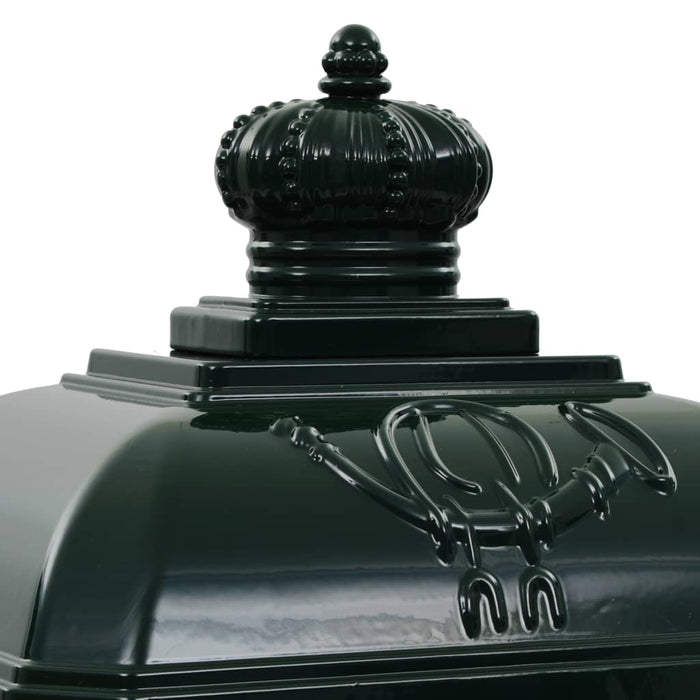 Cutie poștală stâlp, aluminiu, stil vintage, inoxidabil, verde - WALTI WALTI