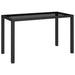 Set mobilier de exterior cu perne, 6 piese, negru, poliratan - WALTI WALTI