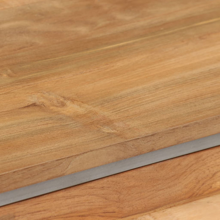 Comodă TV, lemn de tec reciclat și oțel, 120 x 30 x 40 cm - WALTI WALTI