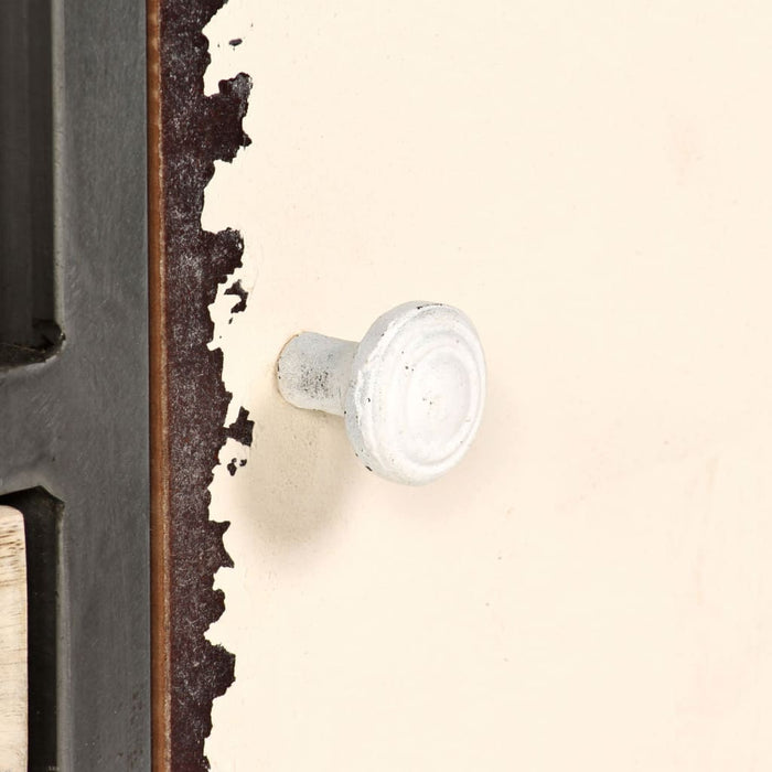 Comodă TV, 120 x 30 x 45 cm, lemn masiv de mango și oțel - WALTI WALTI