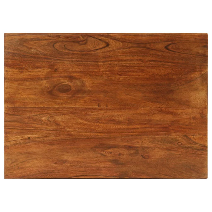 Set mese suprapuse,3 piese,lemn masiv acacia, 50x35x50 cm, maro - WALTI WALTI