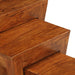 Set mese suprapuse,3 piese,lemn masiv acacia, 50x35x50 cm, maro - WALTI WALTI