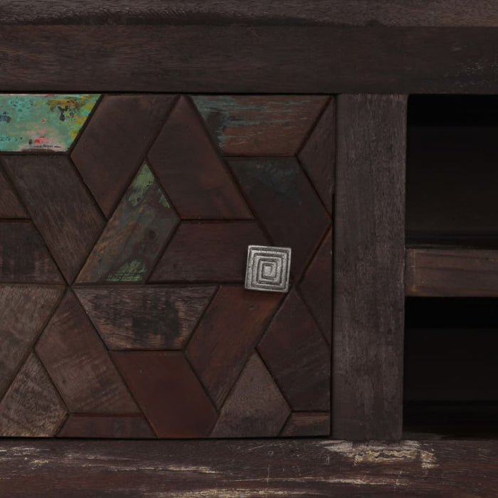 Comodă TV, 140 x 30 x 45 cm, lemn masiv reciclat - WALTI WALTI