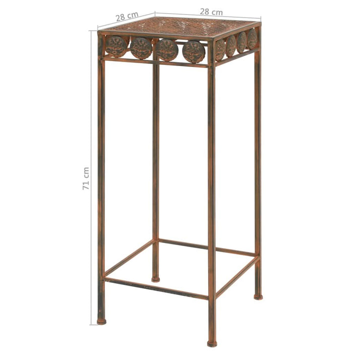 Set suport plante, 3 buc., ruginiu, metal, stil vintage - WALTI WALTI