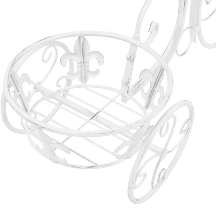 Suport plante în formă de bicicletă, metal, în stil vintage - WALTI WALTI