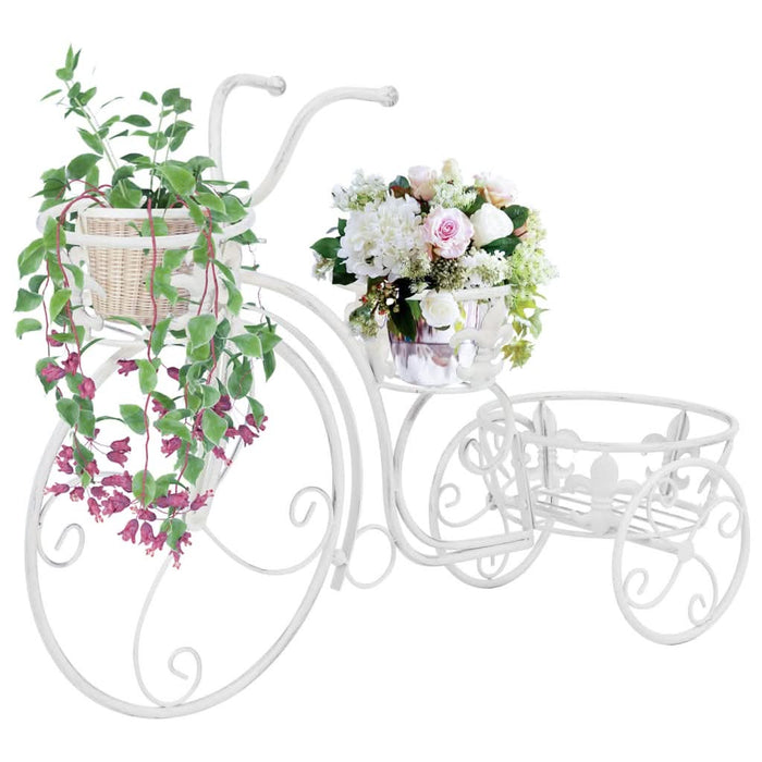 Suport plante în formă de bicicletă, metal, în stil vintage - WALTI WALTI
