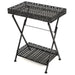 Măsuță de ceai pliabilă stil vintage negru 58x35x72 cm metal - WALTI WALTI