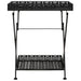 Măsuță de ceai pliabilă stil vintage negru 58x35x72 cm metal - WALTI WALTI