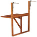 Masă de balcon suspendată, 64,5x44x80 cm, lemn masiv de acacia - WALTI WALTI