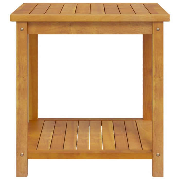 Masă laterală, 45x45x45 cm, lemn solid de salcâm - WALTI WALTI