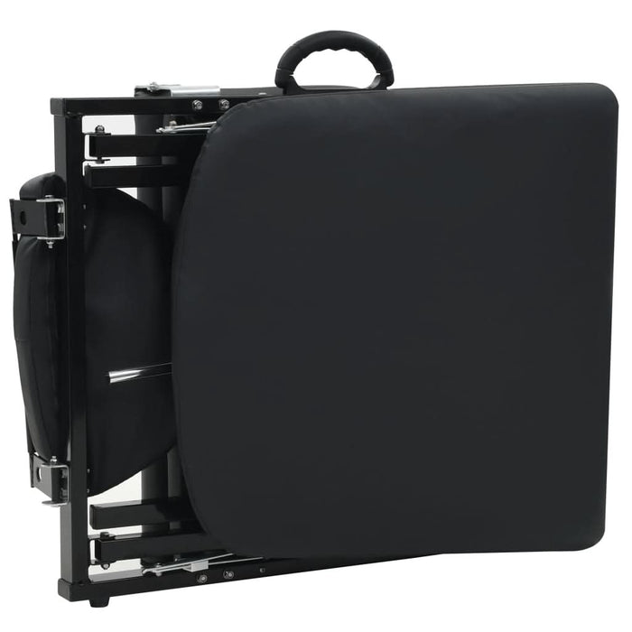 Scaun tratament facial, înlocuitor piele, 185x78x76 cm, negru - WALTI WALTI