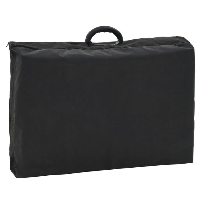 Scaun tratament facial, înlocuitor piele, 185x78x76 cm, negru - WALTI WALTI