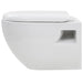 Toaletă cu montare pe perete, ceramică, alb - WALTI WALTI