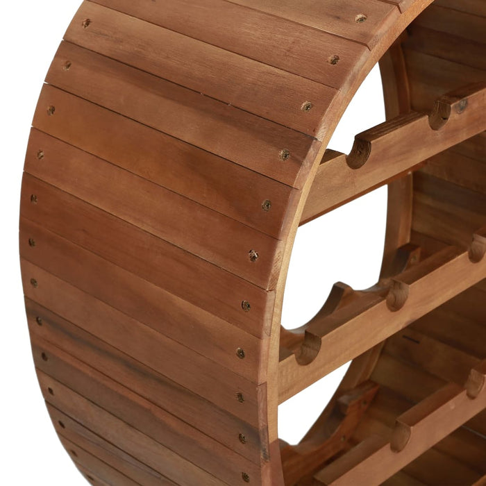 Suport sticle de vin, 13 sticle, lemn masiv de acacia - WALTI WALTI