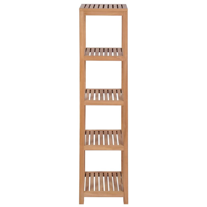 Raft depozitare baie, 4 niveluri, 42x42x165 cm, lemn tec masiv - WALTI WALTI