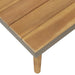 Set mobilier grădină cu perne, 4 piese, maro, lemn acacia - WALTI WALTI