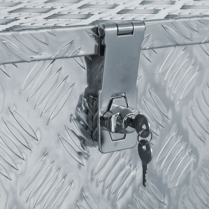 Cutie din aluminiu, 90,5 x 35 x 40 cm, argintiu - WALTI WALTI