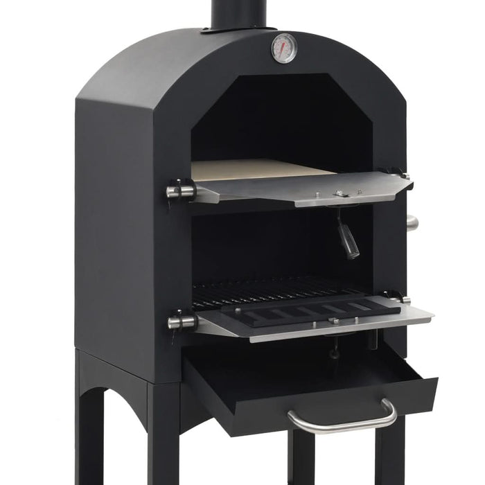 Cuptor de pizza de exterior pe cărbuni piatră de copt - WALTI WALTI