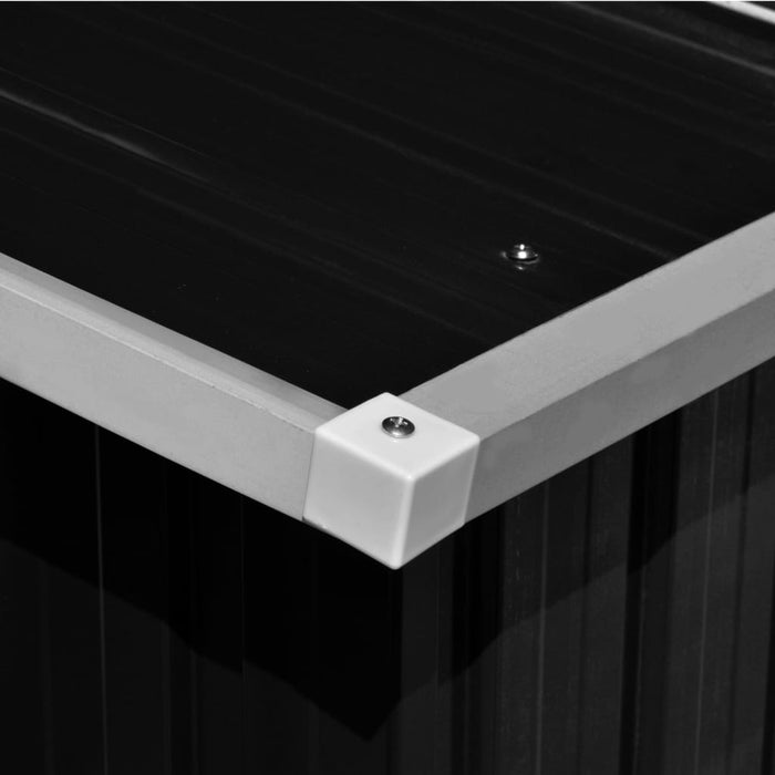 Șopron de grădină, 257x489x181 cm, antracit, metal - WALTI WALTI