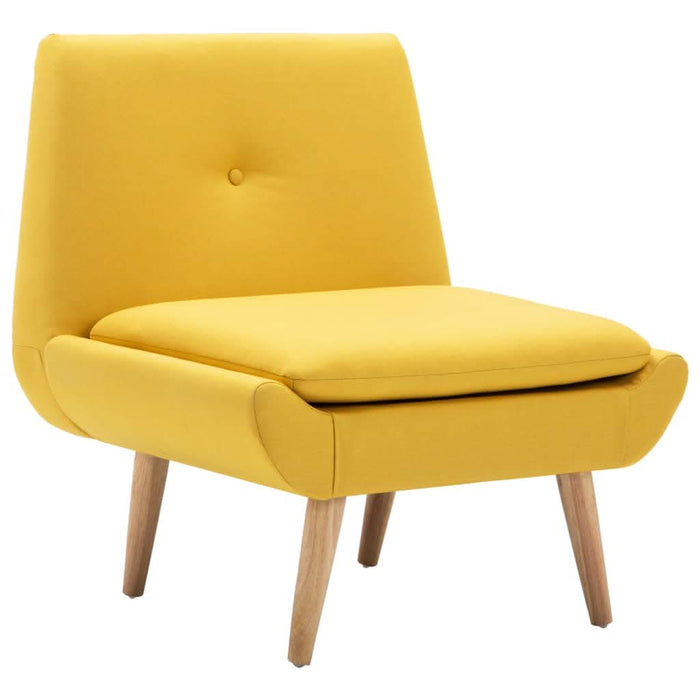Fotoliu, galben, material textil - WALTI WALTI