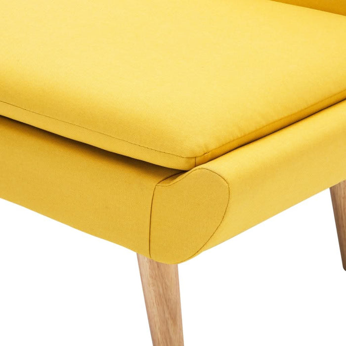 Fotoliu, galben, material textil - WALTI WALTI