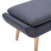 Taburet, tapițerie din material textil, 73x43x42 cm, gri închis - WALTI WALTI