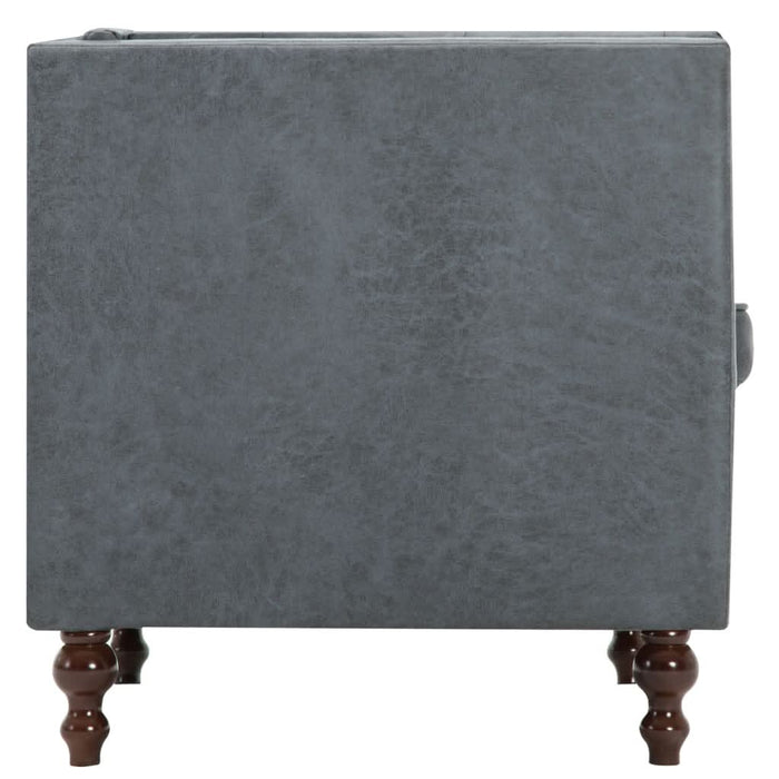 Fotoliu, gri, material textil - WALTI WALTI
